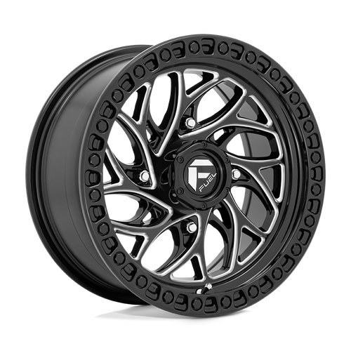 Fuel Wheels D7412470A644 - D741 Runner 24X7 Gloss Black Milled