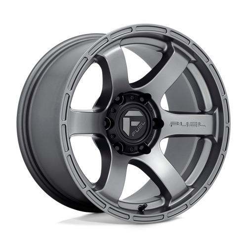 Fuel Wheels D76718908757 - Aluminum Wheels 18X9 Rush D767 6 On 114.3 Matte Gunmetal Gray 66.06 Bore 20 Offset Fuel Off Road Wheels