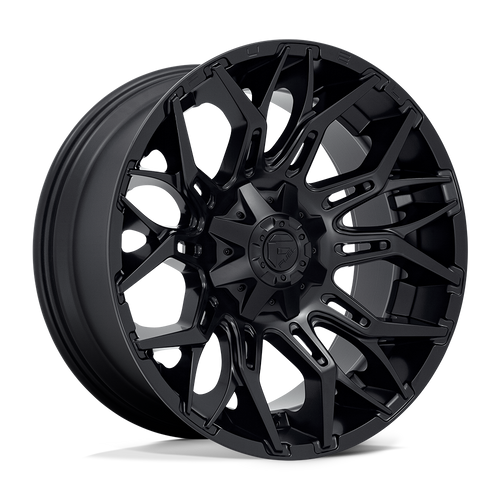 Fuel Wheels D77222001847 - Aluminum Wheels 22X10 Twitch D772 8 On 180 Blackout 124.3 Bore -18 Offset Fuel Off Road Wheels