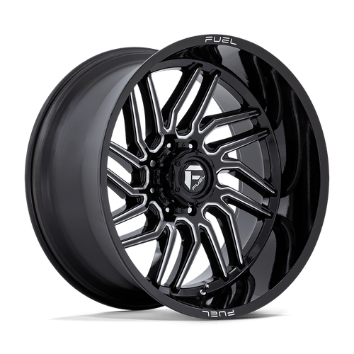 Fuel Wheels D80724201747 - Aluminum Wheels 24X12 Hurricane D807 8 On 170 Gloss Black Milled 125.1 Bore -44 Offset Fuel Off Road Wheels