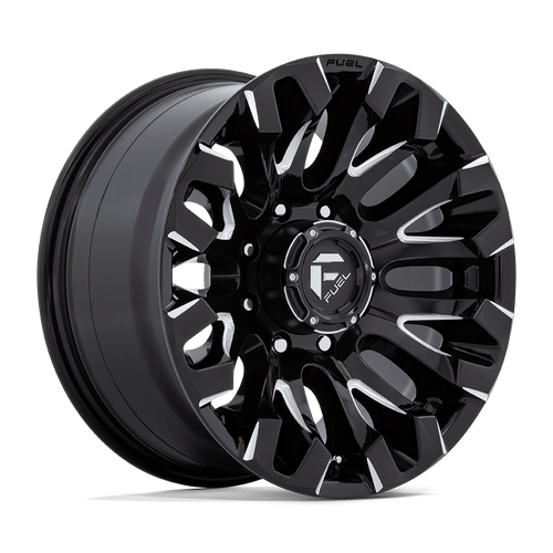 Fuel Wheels D82818901850 - Aluminum Wheels 18X9 Quake D828 8 On 180 Gloss Black Milled 124.2 Bore 1 Offset Fuel Off Road Wheels