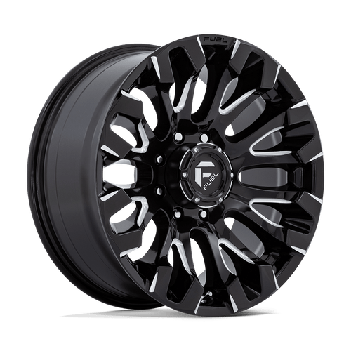 Fuel Wheels D82820901750 - Aluminum Wheels 20X9 Quake D828 8 On 170 Gloss Black Milled 125.1 Bore 1 Offset Fuel Off Road Wheels