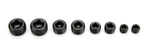 SPC Performance 8250BK - Pipe Plugs Allen Head Black 8Pcs