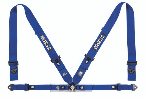 Sparco 04716M1AZ - Belt 4Pt 3in/2in Competition Harness - Blue
