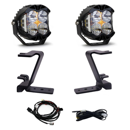 Baja Designs 448213UP - LP4 A-Pillar Kit 2023-On Ford F-250/350 Super Duty Driving/Combo Clear Upfitter Wiring