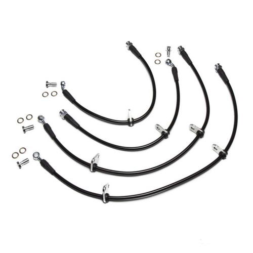 Chase Bays CB-WRX-STIFW - 04-07 Subaru WRX STi Caliper Brake Lines - Front & Rear Lines