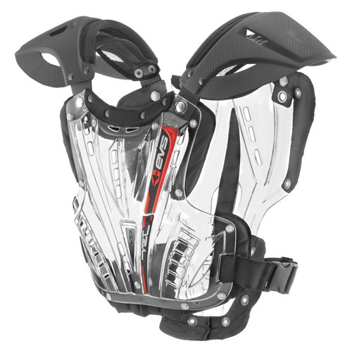 EVS VEX-CLR-S - Vex Chest Protector Clear/Black - Small(Youth)