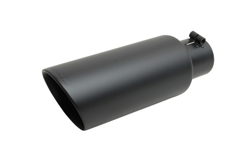 Gibson 500661-B - Black Ceramic Rolled Edge Angle Exhaust Tip