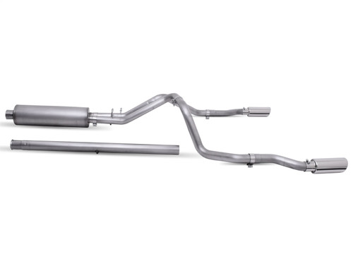 Gibson 65699 - 19-23 Silverado/GMC Sierra 1500 5.3L Crew Cab Cat-Back Dual Extreme Exhaust