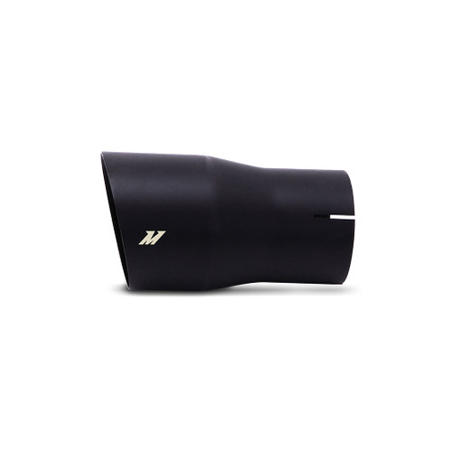 Mishimoto MMEXH-TIP-SWBK - Clamo-On Single Wall Exhaust Tip 5in Outlet - Black