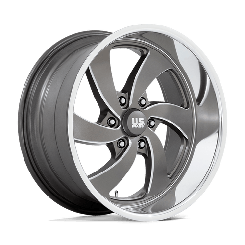 US Mags U1332080D8+01L - U133 Desperado 20X8 Anthracite Milled Diamond Cut Milled