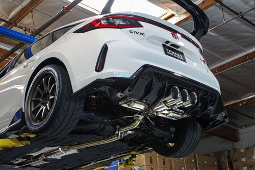 Remark RK-C3076H-09 - 2023+ Honda Civic Type-R (FL5) Triple Tip Catback Exhaust w/ Triple Tip & Front Pipe