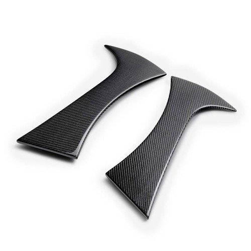 Seibon FFT22TY86 - 22-24 Toyota GR86 / Subaru BRZ 2-Door Coupe Carbon Fiber Fender Trim - Gloss Finish