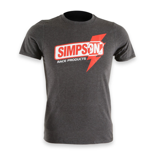 Simpson Safety 4501YS - Simpson Racing Lightning fast shirt Charcoal youth SM