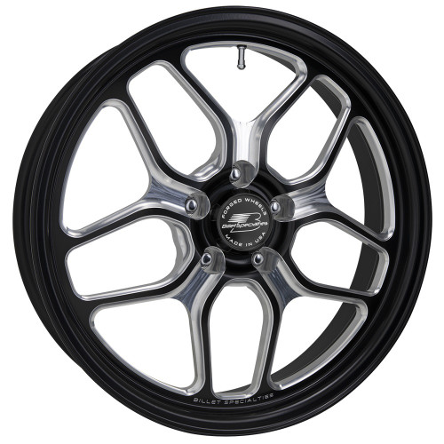 Billet Specialties RSFB22850Z9021 - Win Lite Wheel Black 18 x 5 2.125in BS