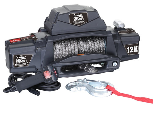 Bulldog Winch 10067 - 12k Standard Series Winch With Wire Rope