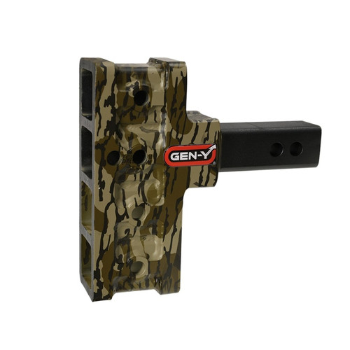 GEN-Y Hitch GH-323-MO - Gen-Y Mega Duty 2in Shank 5in Drop 1.5K TW 10K Hitch w/GH-031 Dual-Ball/GH-032 Pintle - Mossy Oak