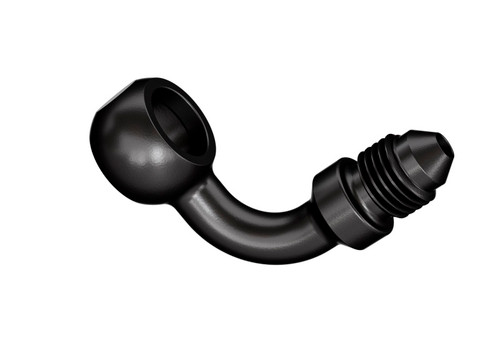 Goodridge P599-03ZBK - 90 Deg Banjo Adaptor for 3/8 or M10 Bolt