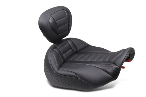 Mustang Motorcycle 89401 - Mustang 23-24 HD CVO Road Glide(ST), 2024 Rd Glide and Street Glide Deluxe Touring Solo Seat - Black