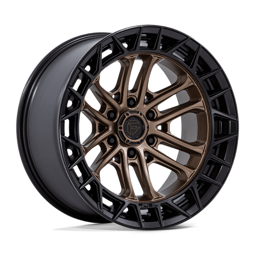 Fuel Wheels FC874ZB17906312N - Fc874 Celsius 17X9 Matte Bronze W/ Matte Black Lip