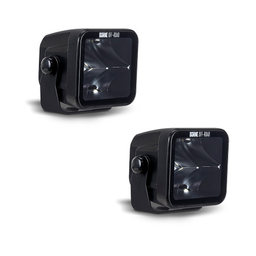 Mishimoto BNLT-LP33-2S - Borne Off-Road Light Pod Pair , 3x3, Spot