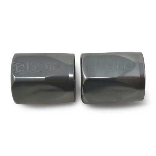 Russell 615541 - Hose End Socket -10 AN Polished & Gray Anodized (2 Pack)