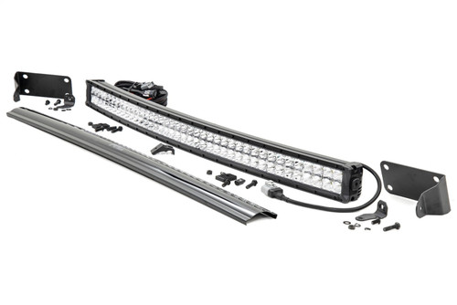 Rough Country 70570CD - LED Light Kit - Bumper Mount - 40 in. Chrome Dual Row - Ram 2500 3500 (10-18)