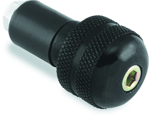 BikeMaster 261316 - Anti-Vibration Bar Ends - 1in - Black