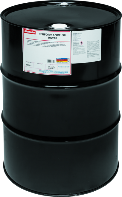 BikeMaster 532312 - 10W40 Performance Oil - 55 Gal