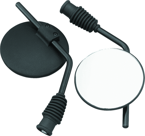BikeMaster 601118 - Universal Enduro Mirror Yamaha 10mm - Each - Black