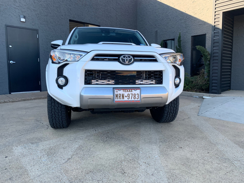 Cali Raised LED CR2492 - Cali Raised 14-24 Toyota 4Runner 32In Hidden Grille LED Light Bar Brackets - w/ Light Bar