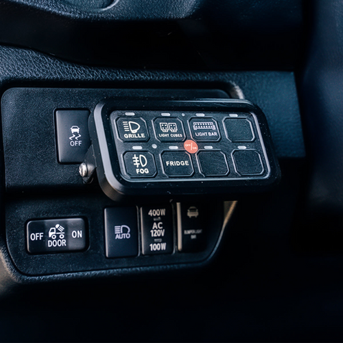 Cali Raised LED CR2401 - Cali Raised Vehicle Accessory 8 Switch Control System Blue Backlighting