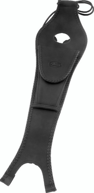 Mustang Motorcycle 79727AB - Mustang 08-21 Harley Wide Tripper FL Touring Pass Seat w/ Dr Backrest, Red Diamond Stitch - Black