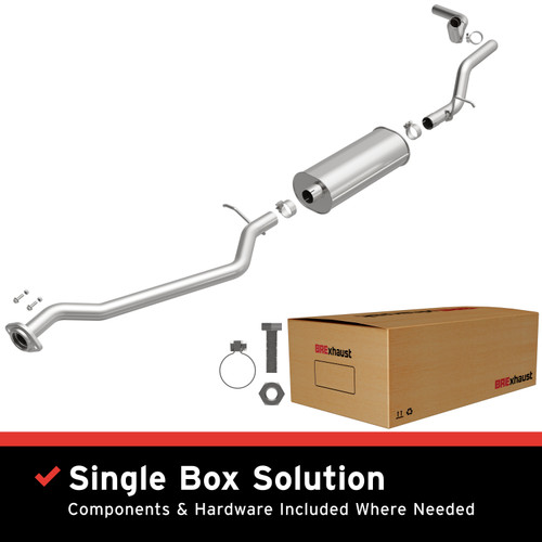 BRExhaust 116-0509 - Stainless Steel Direct-Fit Replacement Exhaust System