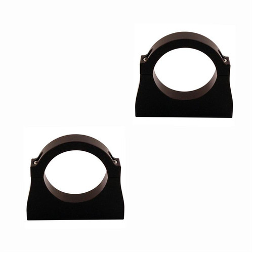 QA1 9039-308 - MOD Series Shock Absorber Reservoir - Flat Panel - Black Anodized Aluminum