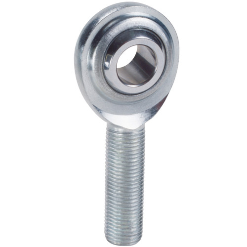 QA1 CML8-12 - C Series 2-Pc Rod End - Male/Left Hand - .5in Bore x 3/4-16 - Carbon Steel
