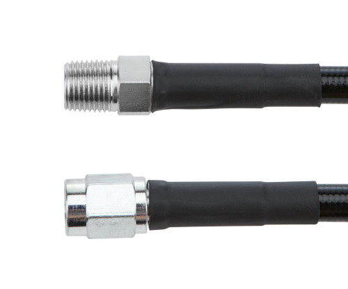 AllStar Performance ALL48435-18 - Coated Braided Line 18in #3Hose -3Str/ 1/8in
