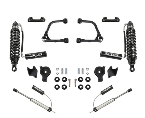 Fabtech K7103DL - 2024 Toyota Tacoma 4WD 3in UCA Kit w/ Uniballs & 2.5 Coilovers & 2.25 Dirt Logic Shocks