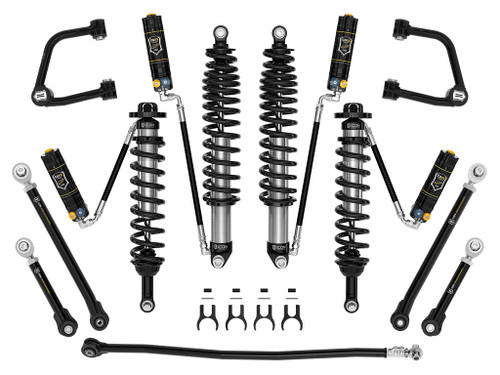 Icon K40007TD - 2021-2023 Ford Bronco, Non-Sasquatch, 3-4" Lift, Stage 7 Suspension System, CDXS, Tubular