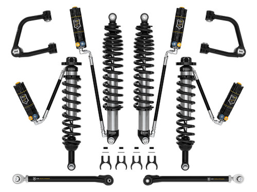 Icon K40006TD - 2021-2023 Ford Bronco, Non-Sasquatch, 3-4" Lift, Stage 6 Suspension System, CDXS, Tubular