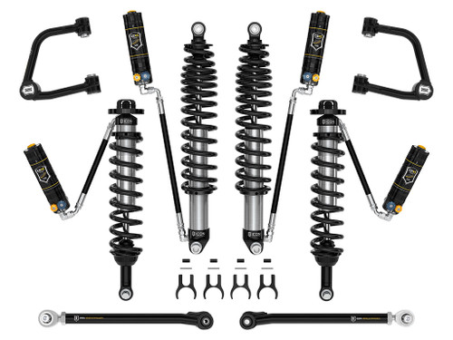 Icon K40016TD - 2021-2023 Ford Bronco, Sasquatch, 2-3" Lift, Stage 6 Suspension System, CDXS, Tubular
