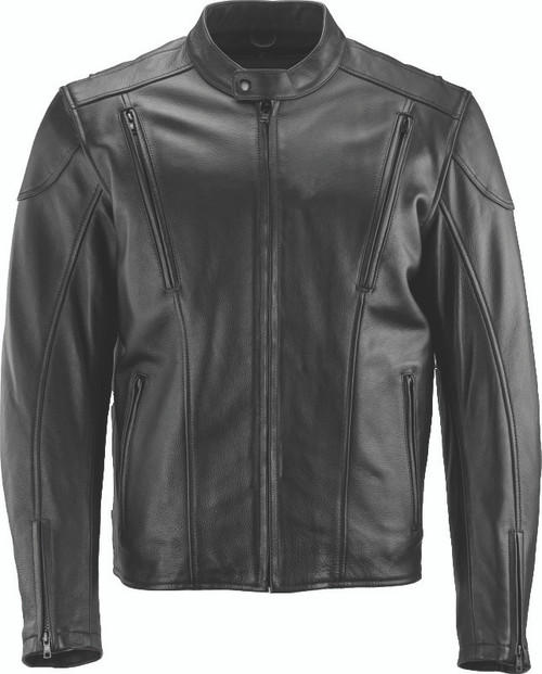 Kuryakyn 094361 - Leather By River Road Race Leather Jacket Black - 3XL