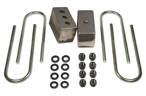 Tuff Country 97049 - 4 Inch Rear Block & U-Bolt Kit 03-13 Dodge Ram 2500 4WD 03-12 Dodge Ram 3500 4WD w/3.5 Inch Rear Axle