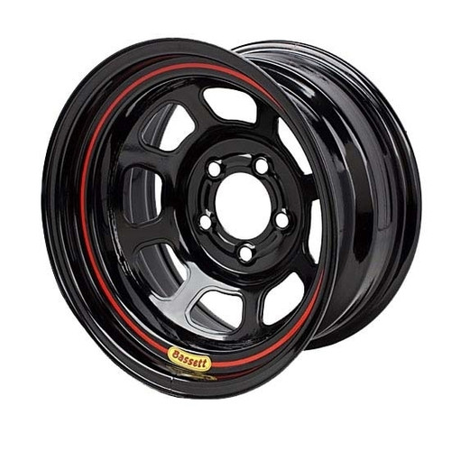Bassett 57SH35 - Wheel 15x7 D Hole 4 x 100mm 3.5in Black