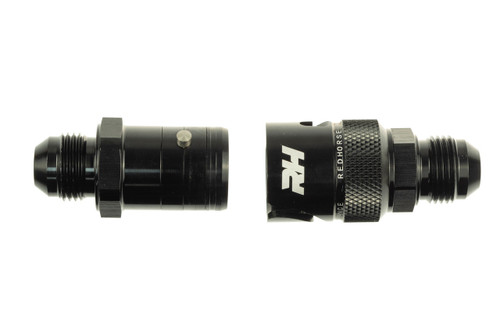 Redhorse Performance 4155-08-2 - 8AN Dry Break Fittings Black
