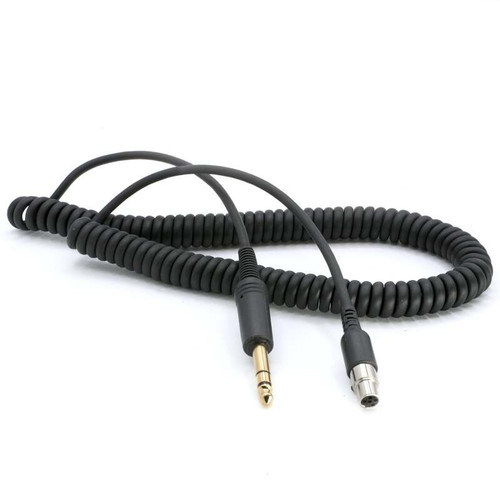 Rugged Radios CC-1/4-FHS - Firetruck Intercom Headset Coil Cord for 1/4 Style Jacks & FHS Headset