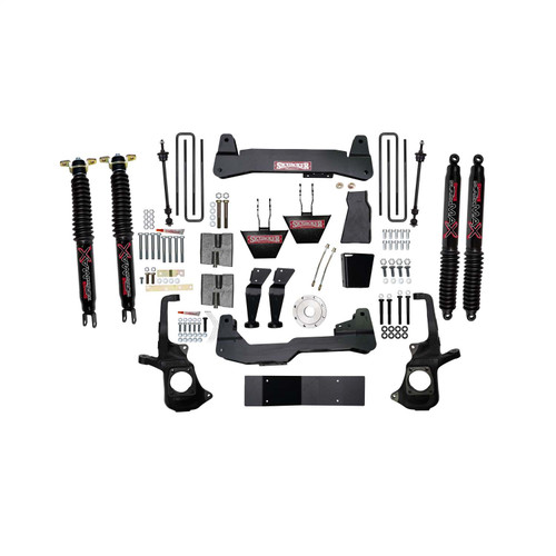 Skyjacker C1168K-B - 11-19 GM 2500HD 6 In. Suspension Lift Kit w/Torsion Bar Drop Brackets Black MAX Shocks