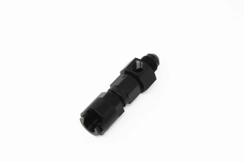Aeromotive 65603 - Adapter Kit, 3/8 Female Quick Connect to AN-06 Flare, w/ 1/8-FNPT Port