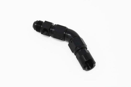 Aeromotive 65604 - Adapter Kit, 45-Deg,  3/8 Female Quick Connect to AN-08 Flare, w/ 1/8-FNPT Port