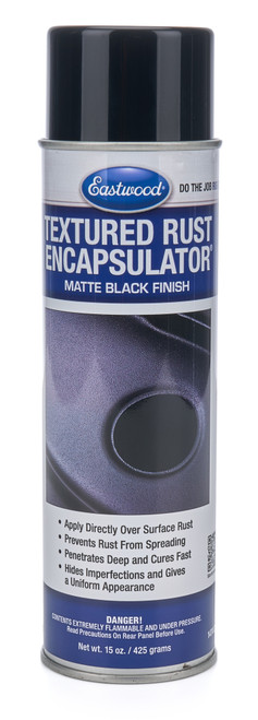 Eastwood 14741Z - Rust Encapsulator Black Textured 15oz Aerosol